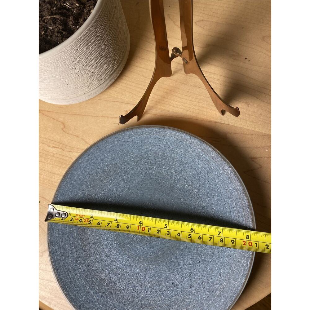 Royal Crown Derby ECO Coupe Accent Plate 8.25" Blue Tan NEW Made in England - Picture 4 of 4